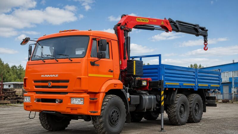 Продажа бортовых автомобилей КамАЗ с КМУ: надежные решения для бизнеса