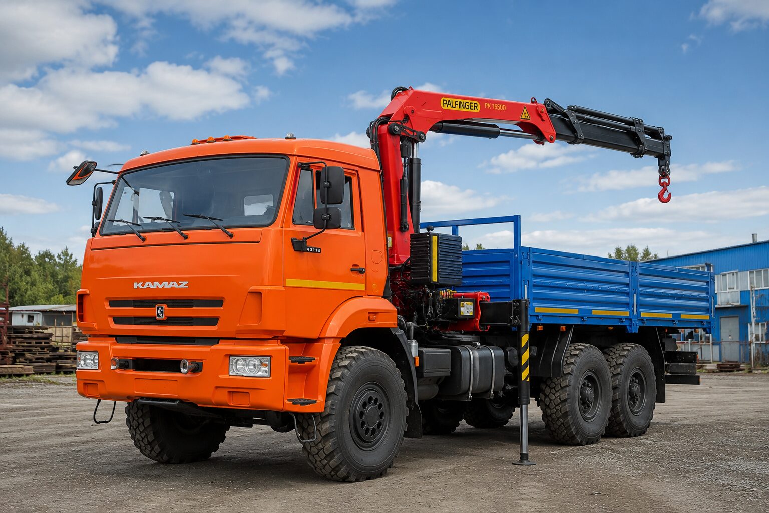 Продажа бортовых автомобилей КамАЗ с КМУ: надежные решения для бизнеса